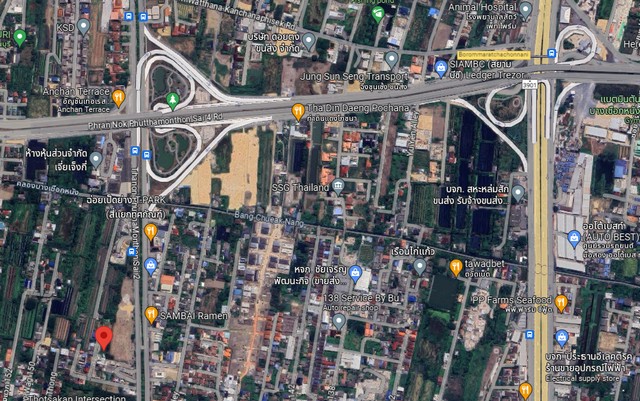 ขายที่ดิน สาย 2 ทำเลดี ราคาถูก สี่แยกทศกัณฑ์ ถนนพุทธมณฑลสาย 2