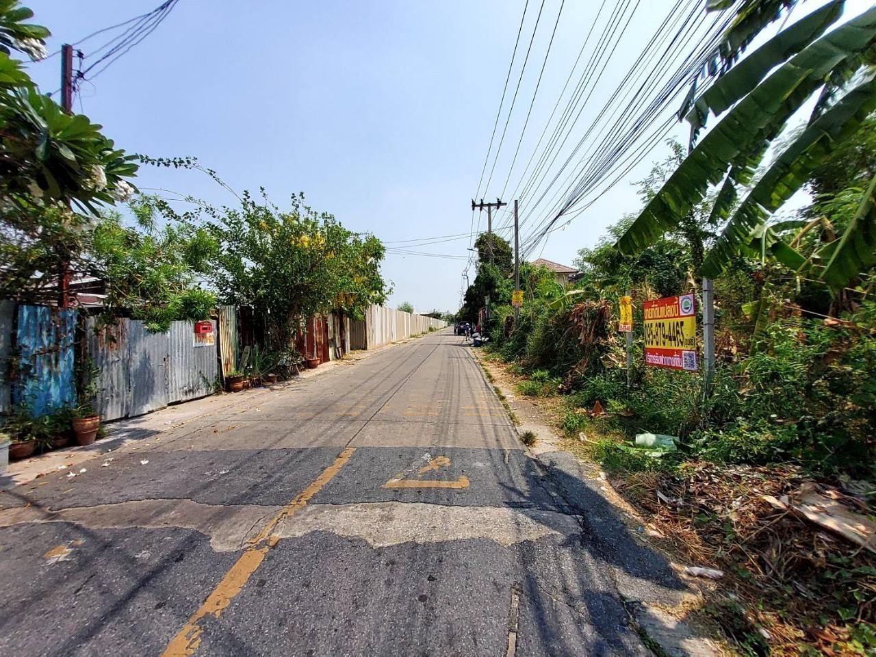 ขายที่ดินดอนเมือง 300 ตารางวา แปลงมุม ถมแล้ว ติดถนนคอนกรีต ซอย สรงประภา 24 กรุงเทพมหานคร