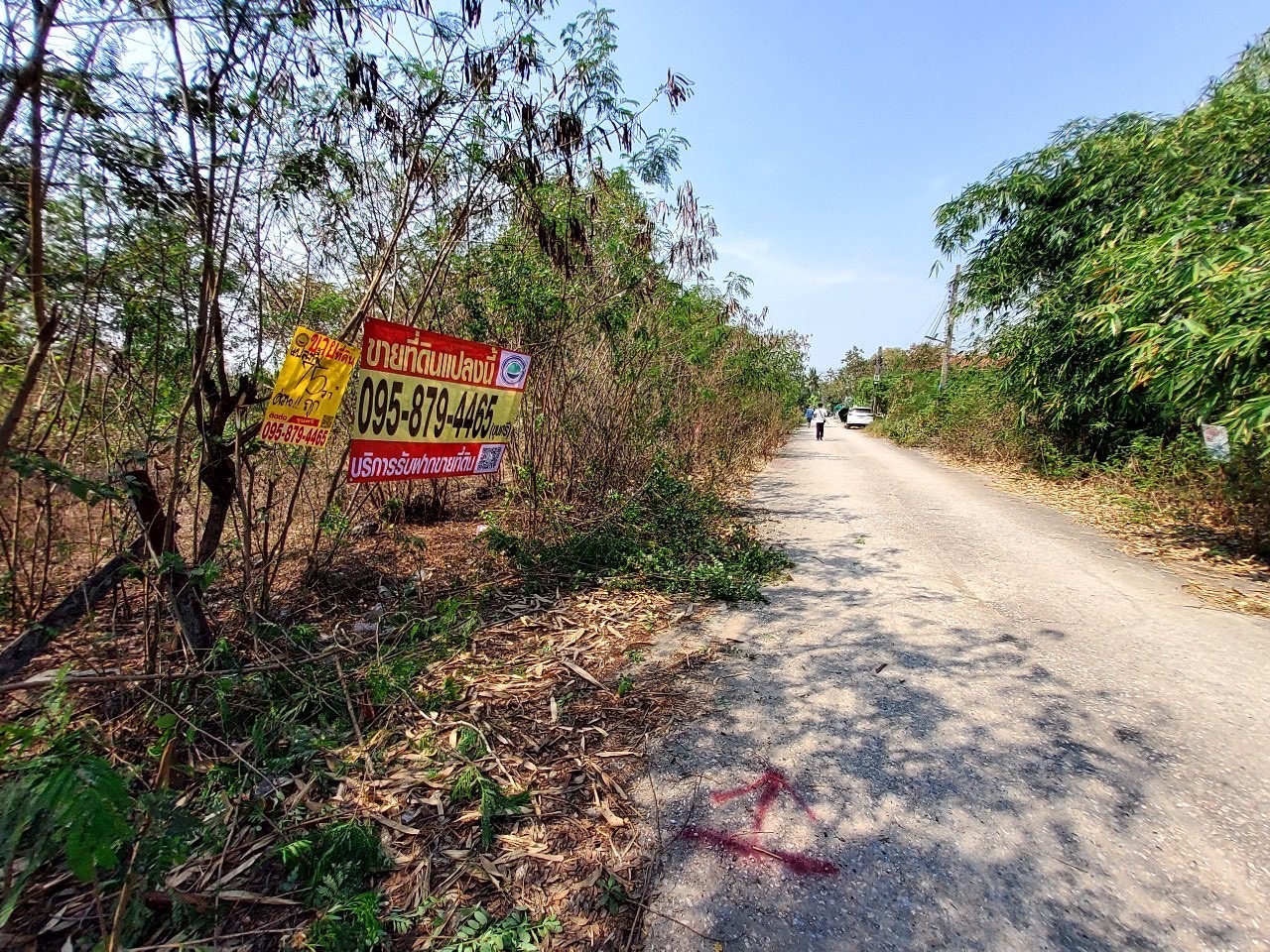 ขายที่ดินตลิ่งชัน 75 ตารางวา ติดถนนคอนกรีต ซอย บรมราชชนนี 76 ม.สุขทวี แยก 25 กรุงเทพฯ