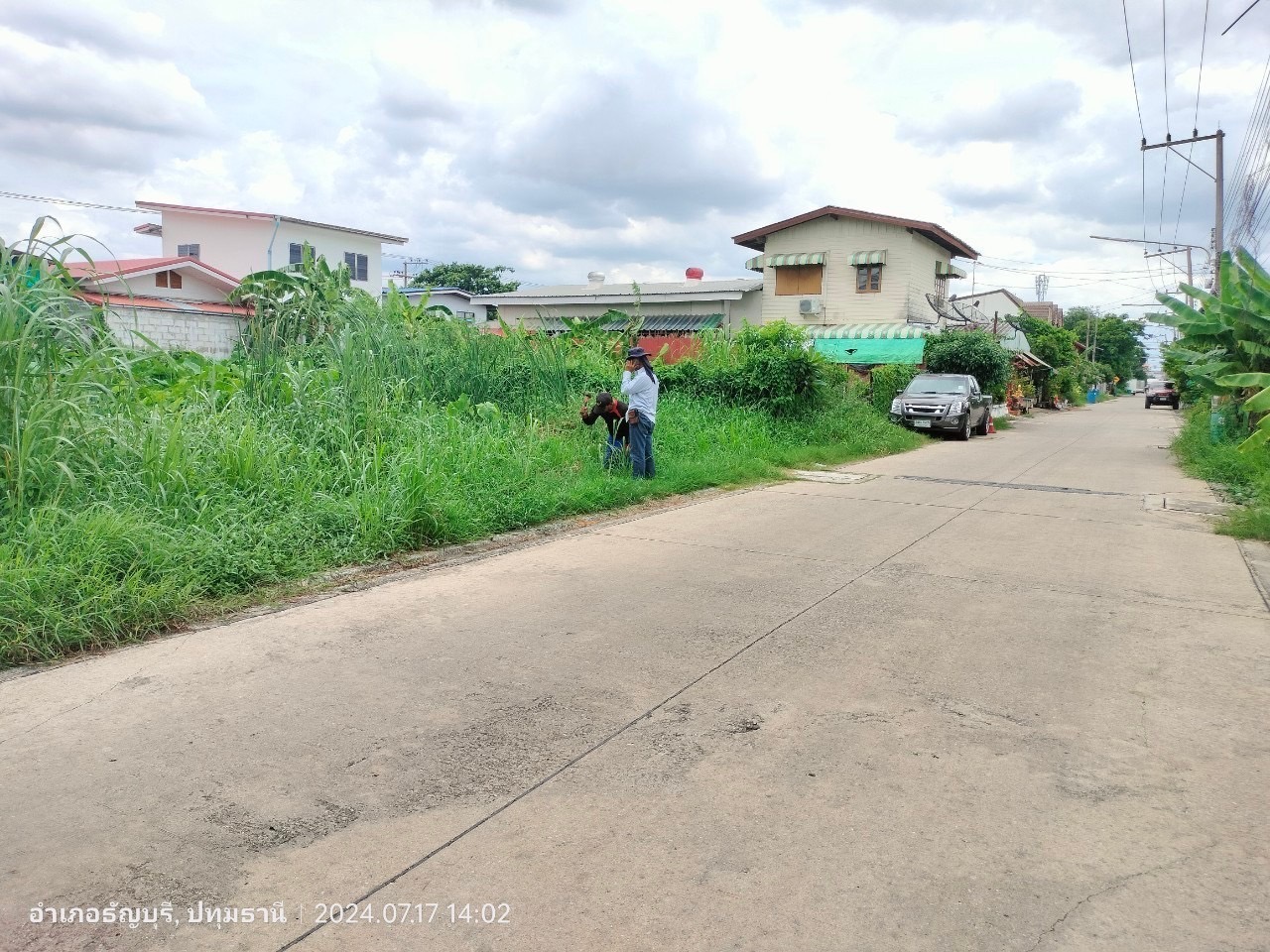 ขายที่ดินถนนรังสิต-นครนายก 70 ตร.ว ติดถนนคอนดรีตสาธารณะ  ซอยรังสิต-นครนายก 33 อ.ธัญบุรี จ.ปทุมธานี
