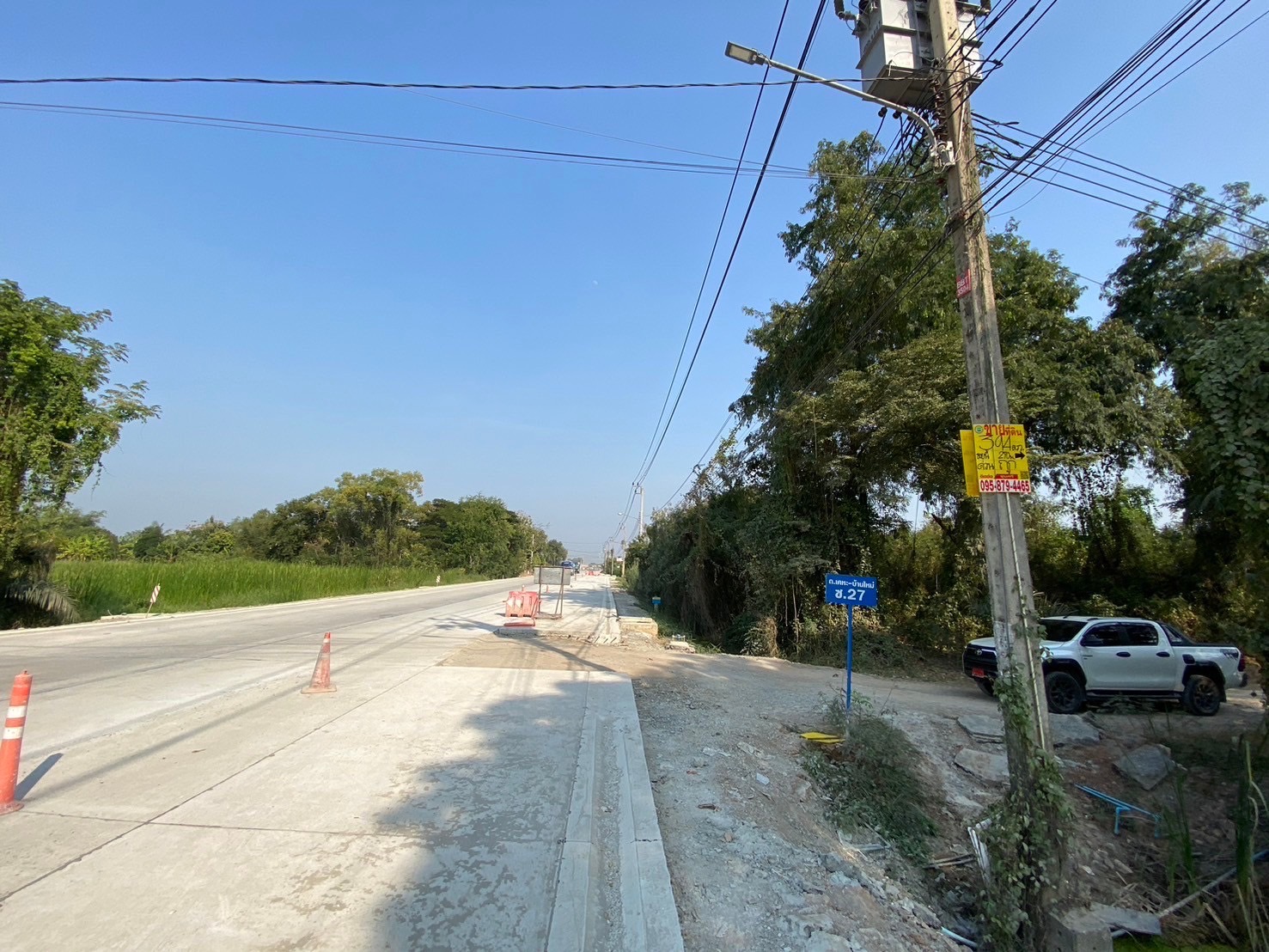 ขายด่วนๆ‼ ที่ดินบ้านใหม่ 394 ตารางวา ถมแล้วทั้งแปลง ซอยเคหะ-บ้านใหม่ 27 อ.บางใหญ่ จ.นนทบุรี