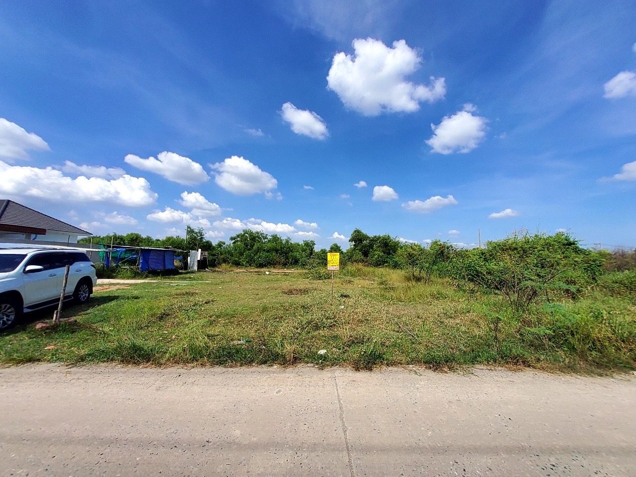 ขายด่วน‼ ที่ดินคลองสอง 100 ตารางวา ติดถนนคอนดรีตสาธารณะ ถมแล้ว ซอย บงกช 26 อ.คลองหลวง จ.ปทุมธานี