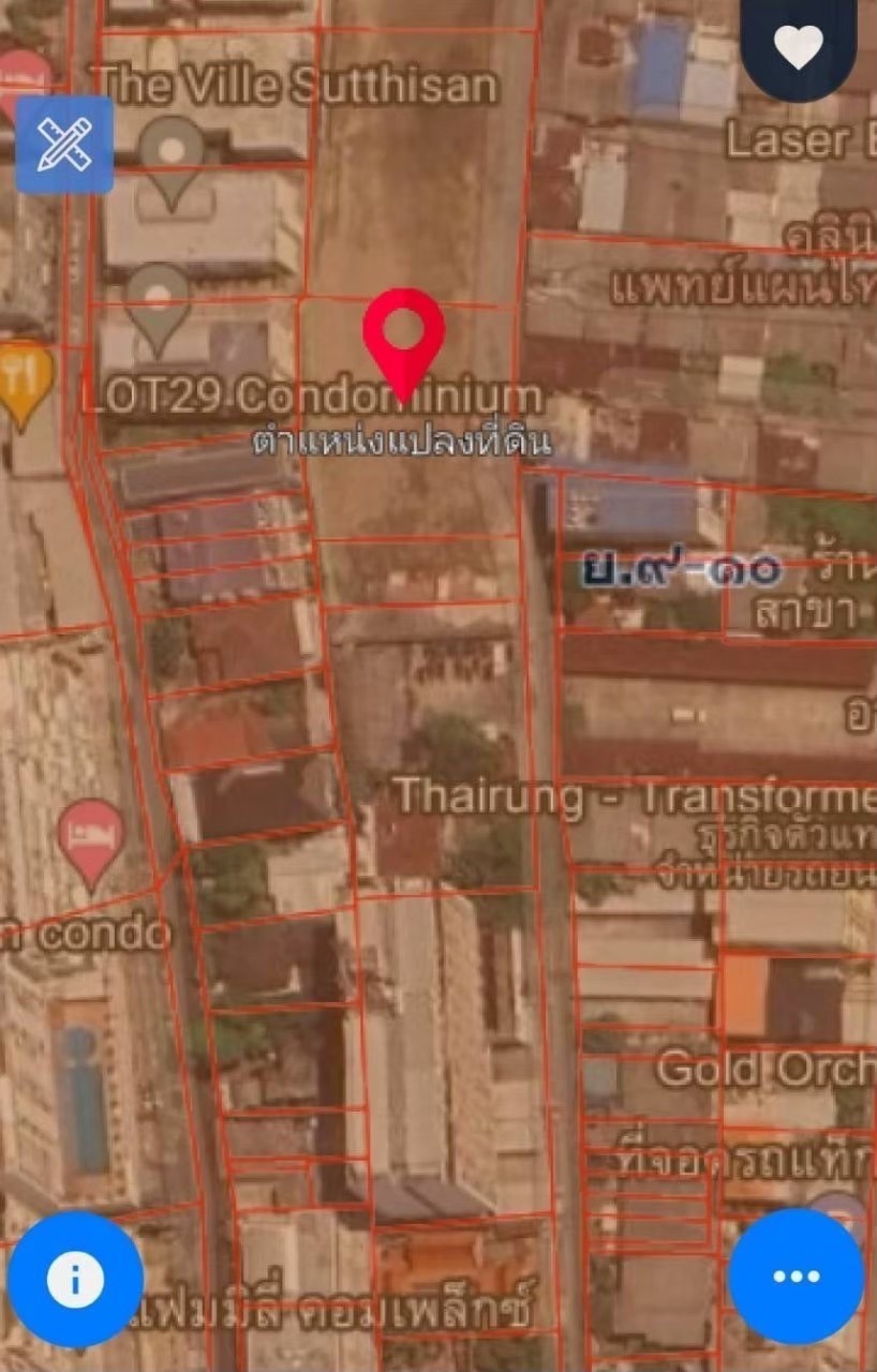 ขายที่ดินทำเลทองธุรกิจ 361 ตารางวา ถมแล้วทั้งแปลง ซอยอินทามระ 29 แยก 3  เขตพญาไท กทม