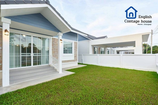 ขายบ้านเดี่ยวสไตล์ english cottage  สร้างใหม่พร้อมอยู่ นอกโครงการ เชียงใหม่ 
