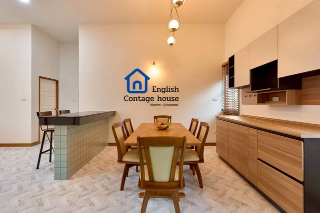 ขายบ้านเดี่ยวสไตล์ english cottage  สร้างใหม่พร้อมอยู่ นอกโครงการ เชียงใหม่ 