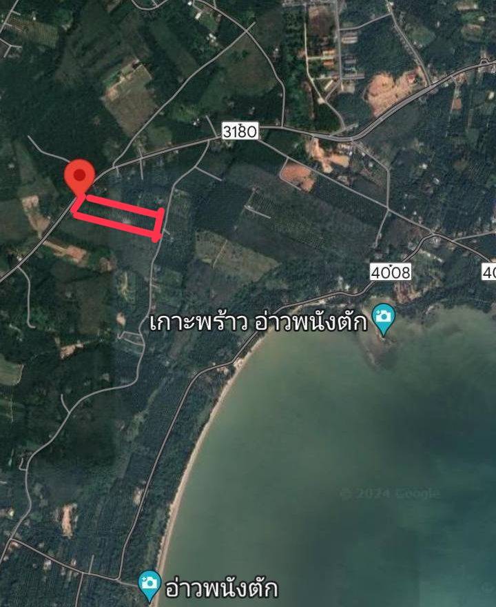 ขายที่ดินสวย 21ไร่   เอกสารสิทธิโฉนด เจ้าของขายเอง ชุมพร