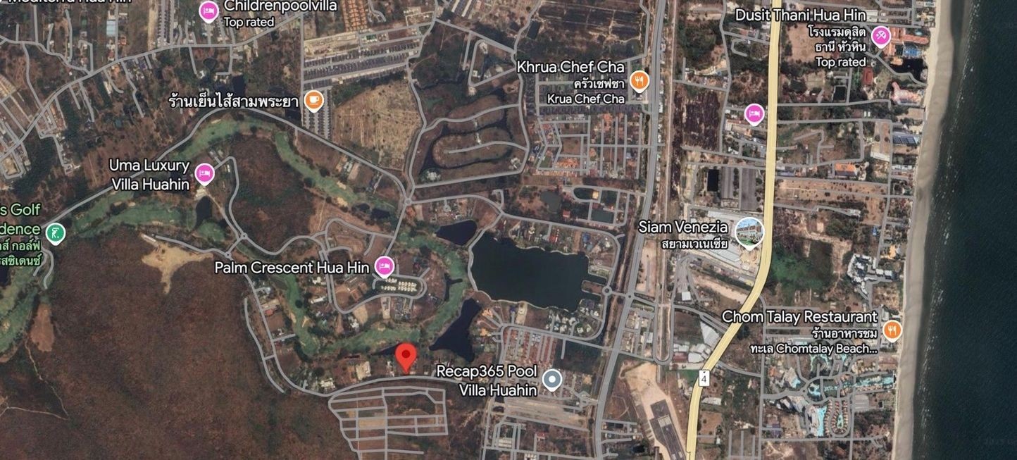 ขายที่ดินวิวสนามกอล์ฟ เหมาะสำหรับ การพัฒนาเป็นพูลวิลล่า เพชรบุรี