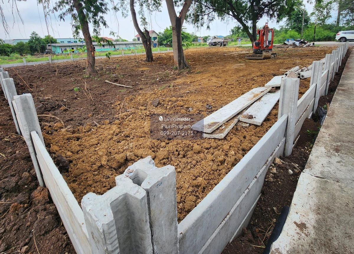 ขายที่ดิน 201 ตรว. ถมแล้ว ติดถนนเมน ติดสถานีรถไฟฟ้าสายสีแดงเข้ม ส่วนต่อขยาย สถานีเชียงราก