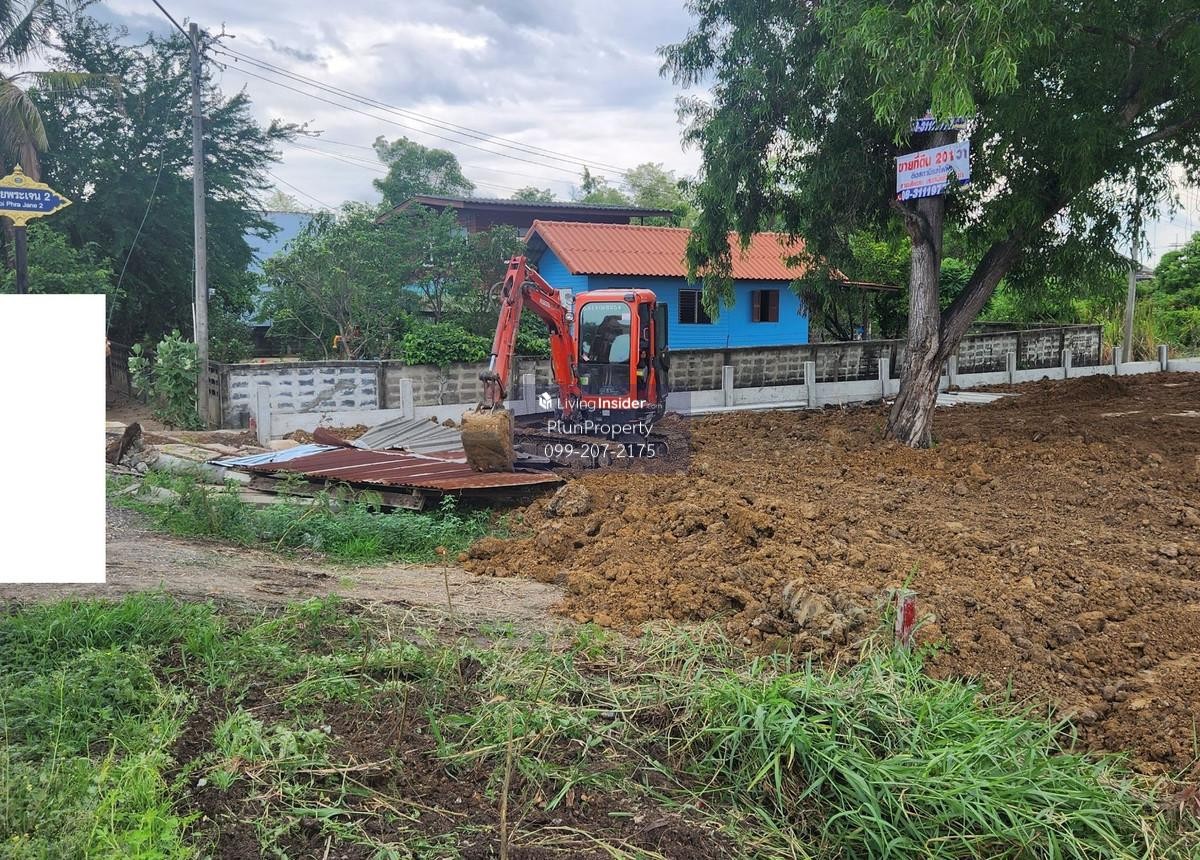 ขายที่ดิน 201 ตรว. ถมแล้ว ติดถนนเมน ติดสถานีรถไฟฟ้าสายสีแดงเข้ม ส่วนต่อขยาย สถานีเชียงราก