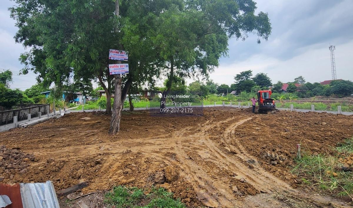 ขายที่ดิน 201 ตรว. ถมแล้ว ติดถนนเมน ติดสถานีรถไฟฟ้าสายสีแดงเข้ม ส่วนต่อขยาย สถานีเชียงราก