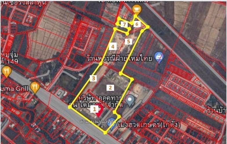 ขายที่ในเมืองลำพูน (เส้นลำพูน-เวียงยอง) 43 ไร่ 2 งาน 13 ตารางวา จังหวัดลำพูน 