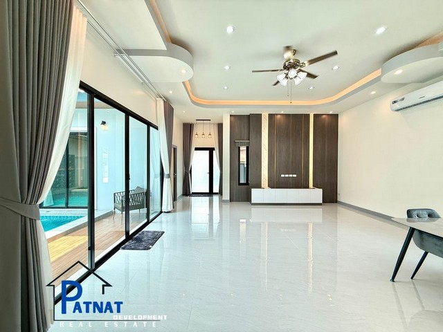 บ้านเดี่ยวสร้างใหม่ พร้อมสระว่ายน้ำส่วนตัว ห้วยใหญ่-พัทยา (ใกล้วัดห้วยใหญ่)