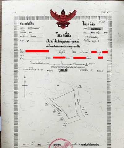 ขายที่ดิน  2 แปลง แปลงใหญ่เนื้อที่ 10 ไร่ 64 ตารางวา  สุราษฎร์ธานี
