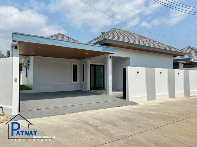 ขายบ้านเดี่ยวสร้างใหม่ พร้อมสระว่ายน้ำส่วนตัว ห้วยใหญ่-พัทยา (ใกล้วัดห้วยใหญ่)