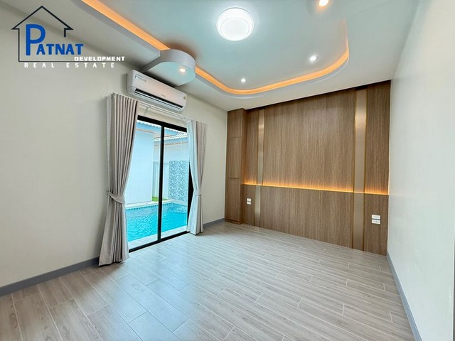 ขายบ้านเดี่ยวสร้างใหม่ พร้อมสระว่ายน้ำส่วนตัว ห้วยใหญ่-พัทยา (ใกล้วัดห้วยใหญ่)