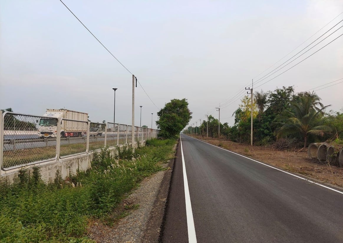 ขายที่ดิน 2.5 ไร่ ติดถนนมอเตอร์เวย์ บางปะอิน ช่วง กม 6.5 ตำบลคลองสาม คลองหลวง 