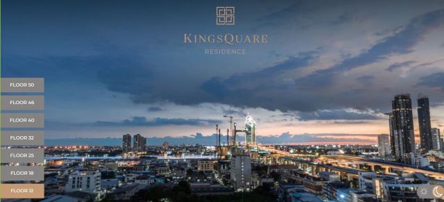 CM04436 ขายดาวน์ คอนโด คิงสแควร์ เรสซิเดนซ์  KingsQuare Residence ถนนพระรามที่ 3 