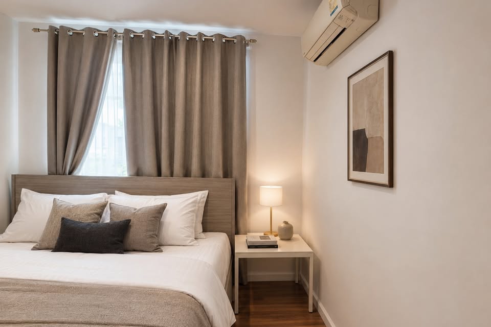 ขายคอนโด Living Nest รามคำแหง  วิวสระ ติดสวนลอยฟ้า ใกล้เดอะมอลล์บางกะปิเพียง 120 ม.