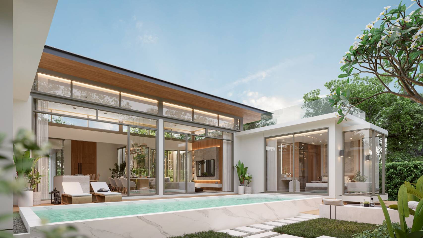 ขายพูลวิลล่า GRAND VILLE B1 อ่าวนาง 12.9 ล้านบ้านเปล่า / 15.9 ล้านรวมเฟอร์