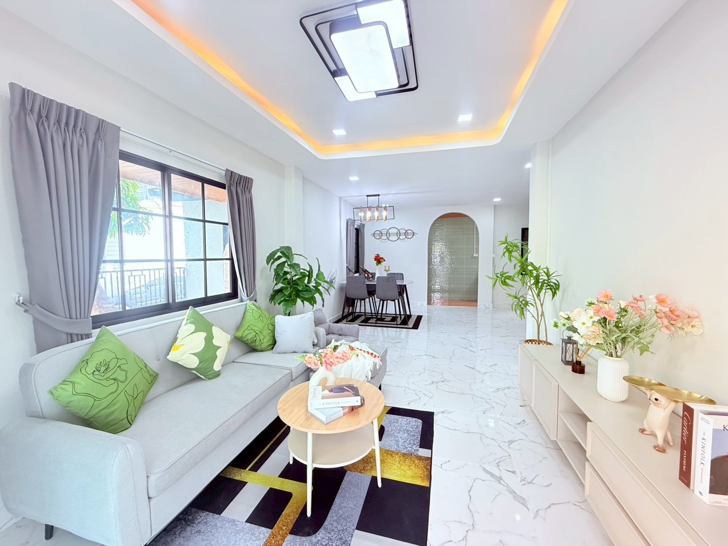  ขายด่วน! ทาวน์เฮาส์ 2 ชั้น หลังมุม เนื้อที่ใหญ่พิเศษ 30.4 ตร.ว.   หมู่บ้านพูนสินธานี 3 (ซอยเคหะร่มเกล้า 64 | ลาดกระบัง)  รีโ